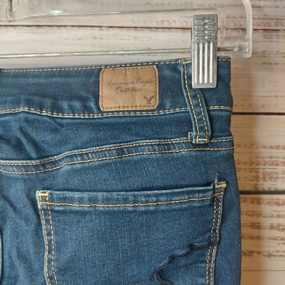 Woman's American Eagle Super Stretch Skinny Jeans sz 2 - Picture 7 of 9